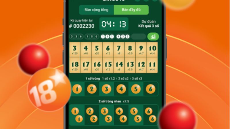 Tổng hợp các bước chơi bingo 18 ngắn gọn