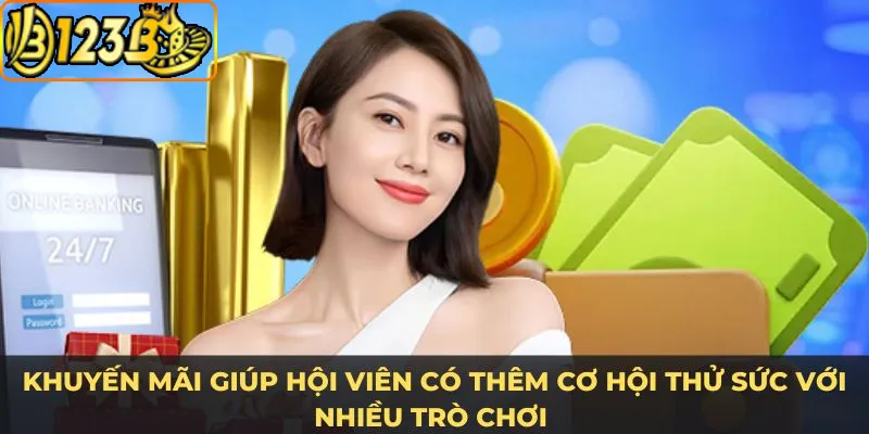 Khuyến mãi nạp 100 khuyến mãi giúp hội viên có thêm cơ hội thử sức với nhiều trò chơi